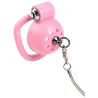CockLock Cage avec laisse Round Leash 4 x 3.5 cm Rose